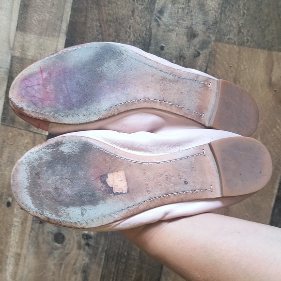 Tory Burch Minnie Cap Toe Ballet Flat Pink Sz 7.5 Women - Picture 17 of 17